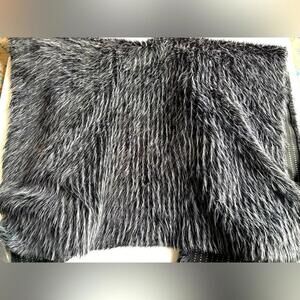 Vintage Faux Fur Poncho